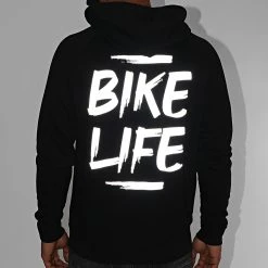 Nouveau 👏 Sweat Capuche Bike Life Reflective Noir de Classic Series ✔️ -HautStyle Boutique 619 ryderz 224755 619RYDERZ SWCP BIKELIFEREFL NOI 20200703T115904 04
