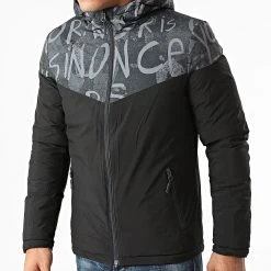 Meilleur prix 👏 Doudoune Capuche Réversible 1004 Bleu Marine Gris Noir de Classic Series ✨ -HautStyle Boutique anderwood 284585 1004 NAVY LTGREY GREY 20210923T105536 05