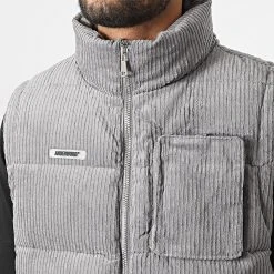 Meilleure vente 🛒 Veste Zippée Sans Manches AN13001 Gris de Classic Series 🎉 -HautStyle Boutique anderwood 294607 AN13001 GRIS 20211213T111124 02