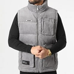 Meilleure vente 🛒 Veste Zippée Sans Manches AN13001 Gris de Classic Series 🎉 -HautStyle Boutique anderwood 294607 AN13001 GRIS 20211213T111126 03