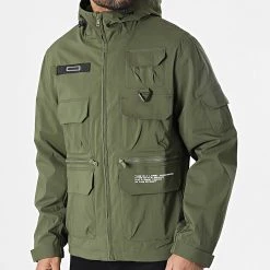 Budget 🔥 Veste Zippée Capuche 4201 Vert Kaki de Classic Series 🌟