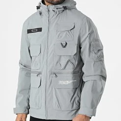 Le moins cher 🔥 Veste Zippée Capuche 4201 Gris de Classic Series ⭐