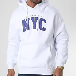 Offres ⭐ Sweat Capuche 22-K062 Blanc de Classic Series 😍