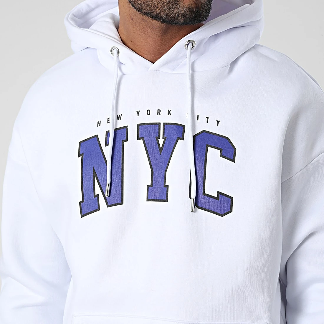 Offres ⭐ Sweat Capuche 22-K062 Blanc de Classic Series 😍 4 Offres ⭐ Sweat Capuche 22-K062 Blanc de Classic Series 😍 – Image 2