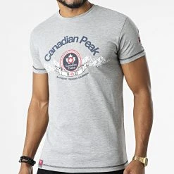 De gros ✔️ Tee 👏 Shirt Janado Gris Chiné de Classic Series 🔥