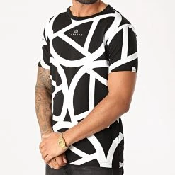 Promo ✔️ Tee ⭐ Shirt Pattern Noir Blanc de Classic Series ⭐ -HautStyle Boutique carbozo paris 237553 TS PATTERN NOIR 20201021T161740 03