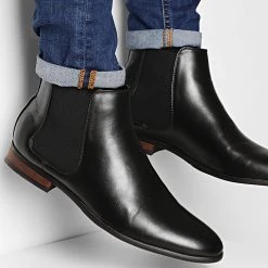 Tout neuf ❤️ Chelsea ⭐ Boots UB8888-2 Noir de Classic Series ❤️
