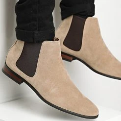 Acheter 🤩 Chelsea ❤️ Boots UB8888-1 Beige de Classic Series ⌛