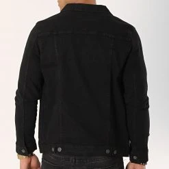 Coupon 🎉 Veste Jean DP3000 Noir de Classic Series ⭐ -HautStyle Boutique classic series 173236 DP3000 BLACK 20190227T110614 05