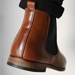 Remise 👏 Chelsea Boots GH3072 Marron Clair de Classic Series 👍 11 Remise 👏 Chelsea Boots GH3072 Marron Clair de Classic Series 👍 -HautStyle Boutique classic series 193347 GH3072 TAN NAVY 20200312T114544 04