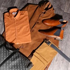 Remise 👏 Chelsea Boots GH3072 Marron Clair de Classic Series 👍 13 Remise 👏 Chelsea Boots GH3072 Marron Clair de Classic Series 👍 -HautStyle Boutique classic series 193347 GH3072 TAN NAVY 20210216T140626 05