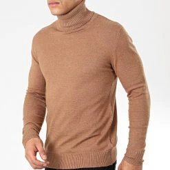 Promo ❤️ Pull Col Roulé Robert Camel de Classic Series 🎁 -HautStyle Boutique classic series 203860 6741 CAMEL CHINE 20191113T144158 03