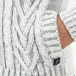 Coupon ⭐ Gilet Zippé Capuche 1016 Blanc Gris de Classic Series ✨ -HautStyle Boutique classic series 204565 1016 LIGHT GREY 20191122T112956 04