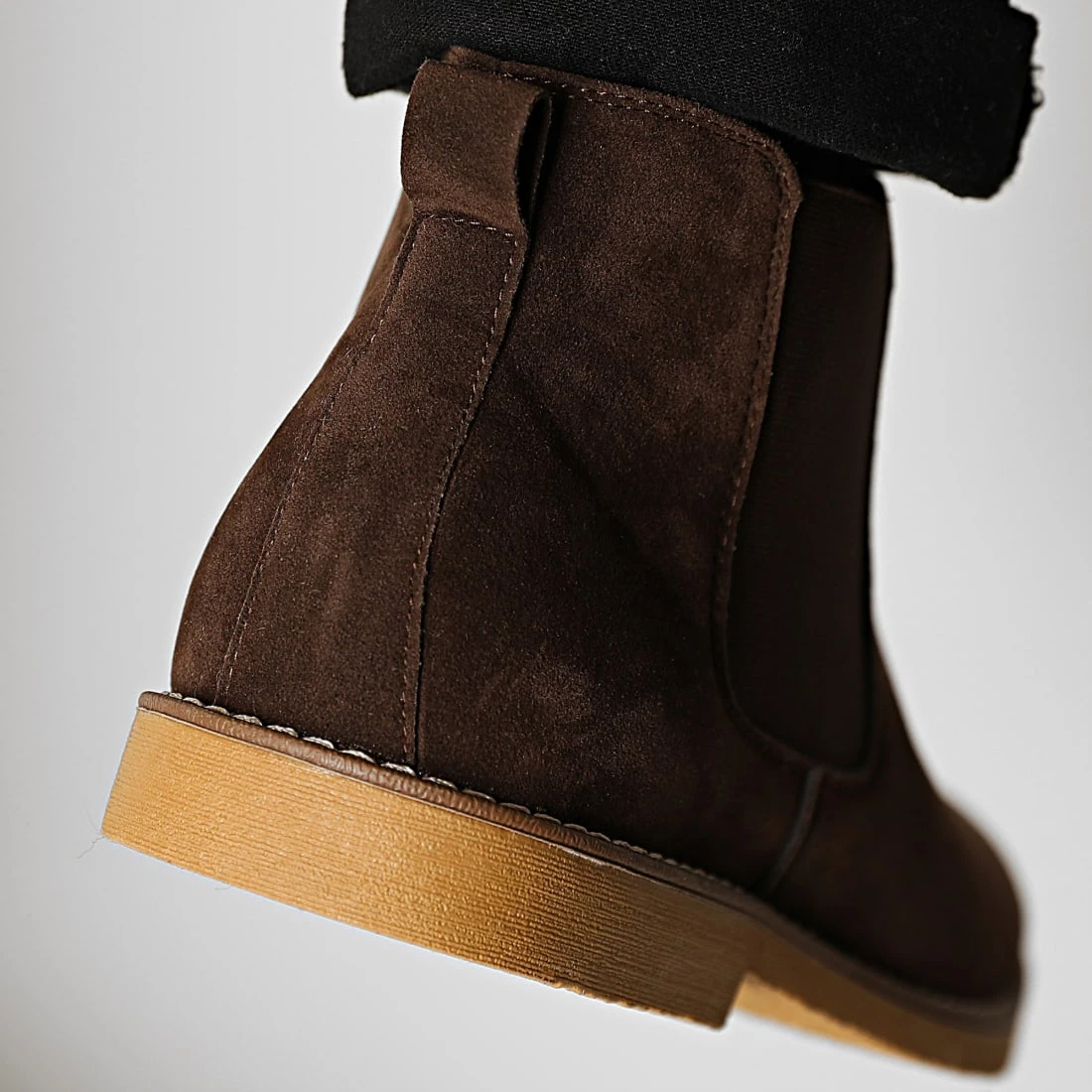 Sortie ❤️ Chelsea 😍 Boots M2723 Marron de Classic Series ⌛ 6 Sortie ❤️ Chelsea 😍 Boots M2723 Marron de Classic Series ⌛ – Image 4