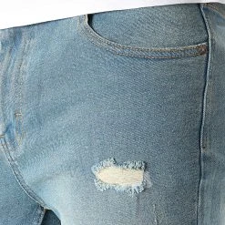 Tout neuf ⌛ Short Jean Mr Orange Bleu Denim de Classic Series ✨ -HautStyle Boutique classic series 218359 DP2000 LIGHT BLUE DESTROY 20210618T143114 02