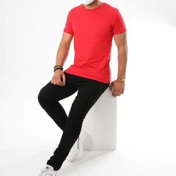 Meilleure affaire 😉 Tee 🛒 Shirt Strass TS22-41 Rouge de Classic Series ✨ -HautStyle Boutique classic series 221778 TS22 41 RED 20200609T164024 03