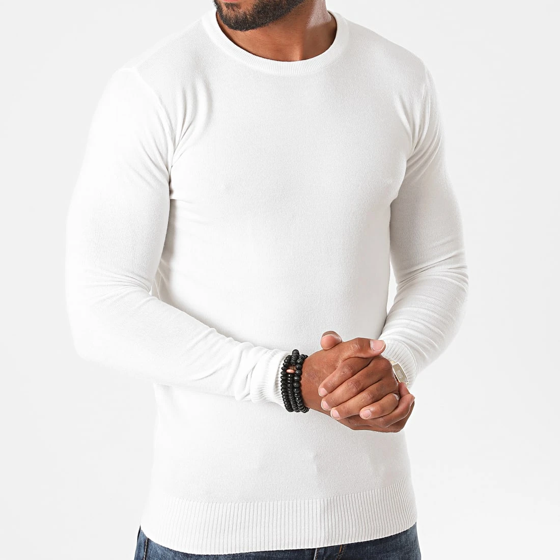 Remise ✔️ Pull J661 Blanc de Classic Series ⭐ 5 Remise ✔️ Pull J661 Blanc de Classic Series ⭐ – Image 3