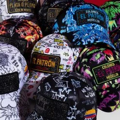 Meilleure vente 💯 Casquette El Patron Plaque Noir Noir de Classic Series 🥰 -HautStyle Boutique classic series 229640 PTRN1 FULL BLACK TPDT 20210527T110905 05