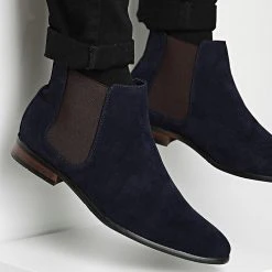Budget 🧨 Chelsea 🌟 Boots UB8888 Bleu Marine de Classic Series ✔️