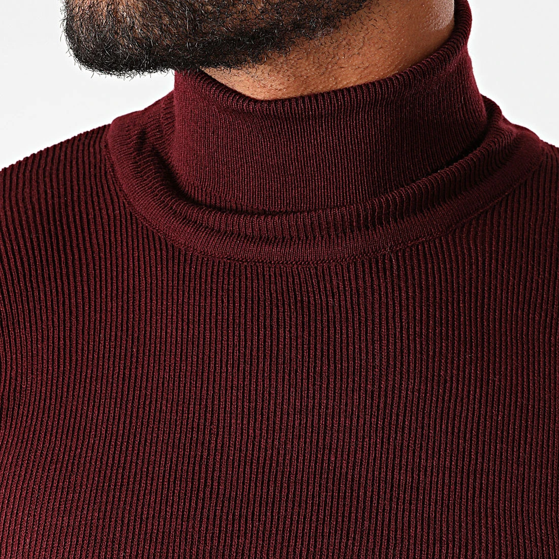 Le moins cher 🌟 Pull Col Roulé 1406 Bordeaux de Classic Series 🌟 4 Le moins cher 🌟 Pull Col Roulé 1406 Bordeaux de Classic Series 🌟 – Image 2