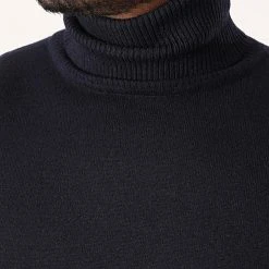 De gros ❤️ Pull Col Roulé Gilbert 6741 Bleu Marine de Classic Series 😀 -HautStyle Boutique classic series 236733 6741 MARINE 20201007T160713 02