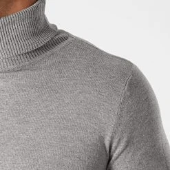 Grosses soldes 😀 Pull Col Roulé J663 Gris Chiné de Classic Series ✔️ 5 Grosses soldes 😀 Pull Col Roulé J663 Gris Chiné de Classic Series ✔️ -HautStyle Boutique classic series 237372 J663 2 20201014T141029 02