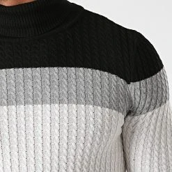 Bon marché 😀 Pull Col Roulé Blanc Gris Noir de Classic Series 💯 -HautStyle Boutique classic series 239434 1881 WHITE 20201028T100920 02