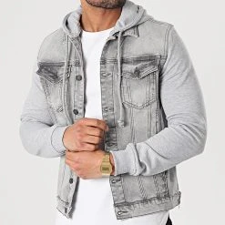 Tout neuf ❤️ Veste Jean 3161 Gris de Classic Series 🎉 -HautStyle Boutique classic series 251912 DC 3161 20210217T155226 03