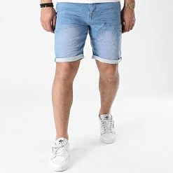 Coupon 🔥 Short Jean H1323Y61306BK Bleu Denim de Classic Series 👏 -HautStyle Boutique classic series 254897 H1323Y61306BKM141 19300 20210317T155823 03