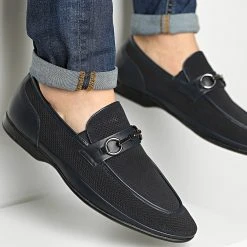 Coupon 🌟 Mocassins UM12678 Bleu Marine de Classic Series 👍