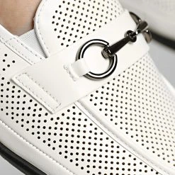 Meilleure affaire 🤩 Mocassins UM12678 Blanc de Classic Series 😉 -HautStyle Boutique classic series 255956 UM12678 29 BLANC 20210408T164315 02