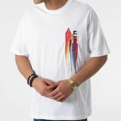 Meilleure vente ✨ Tee Shirt SW-21701 Blanc de Classic Series 🤩 -HautStyle Boutique classic series 257421 SW 21701 BEYAZ 20210416T110536 03