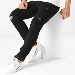 Promo 🎁 Jean Slim Mr Red Destroy Noir de Classic Series 🛒 -HautStyle Boutique classic series 257673 DP 3 2020 019 062 20210325T160812 03