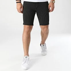De gros 💯 Short Chino A Rayures Ponte Noir de Classic Series ✔️ -HautStyle Boutique classic series 257935 DP10000 027 20210322T163041 03