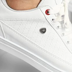 Grosses soldes 🛒 Baskets 011-1 Blanc de Classic Series ✔️ -HautStyle Boutique classic series 260330 011 1 03 BEYAZ BYZ OEILLETS ROUGE 20210408T150253 02