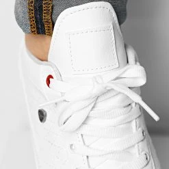 Grosses soldes 🛒 Baskets 011-1 Blanc de Classic Series ✔️ -HautStyle Boutique classic series 260330 011 1 03 BEYAZ BYZ OEILLETS ROUGE 20210408T150255 03