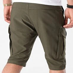 Budget 🌟 Short Cargo 1006 Vert Kaki de Classic Series 🎁 -HautStyle Boutique classic series 261322 S 1006 HAKI 20210416T114501 04