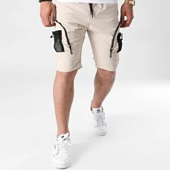 Tout neuf 🔔 Short Cargo 1009 Beige de Classic Series 😀 -HautStyle Boutique classic series 261388 S 1009 TAS 20210412T135856 03