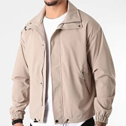 Acheter 👍 Veste Zippée 8108 Beige de Classic Series ✨ -HautStyle Boutique classic series 266630 8108 BEIGE 20210521T144433 03