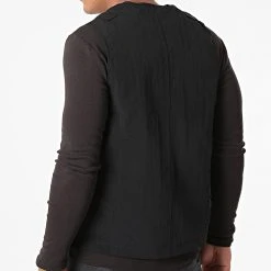 Vente flash 😍 Veste Zippée Sans Manches 7050 Noir de Classic Series 💯 -HautStyle Boutique classic series 266655 7050 NOIR 20210528T120459 04