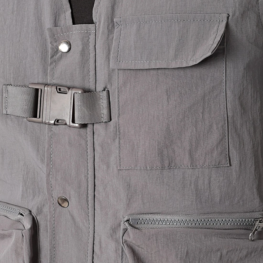 Remise ✨ Veste Zippée Sans Manches 7050 Gris Anthracite de Classic Series 😍 4 Remise ✨ Veste Zippée Sans Manches 7050 Gris Anthracite de Classic Series 😍 – Image 2