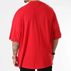 Meilleure affaire ✨ Tee 👏 Shirt Oversize SW-21721 Rouge de Classic Series 💯 -HautStyle Boutique classic series 266667 SW 21721 KIRMIZI 20210521T155045 04