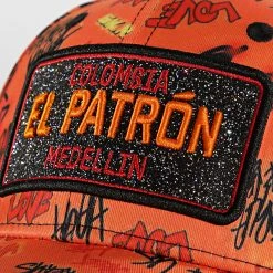 Le moins cher 🧨 Casquette El Patron Print Orange de Classic Series 😍 -HautStyle Boutique classic series 266688 PTRN PRINT FULL ORANGE 20210528T144552 02