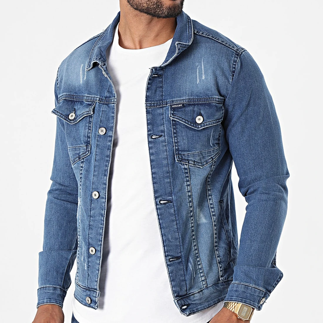 Grosses soldes 😉 Veste Jean 7003 Bleu Denim de Classic Series 🛒 3 Grosses soldes 😉 Veste Jean 7003 Bleu Denim de Classic Series 🛒