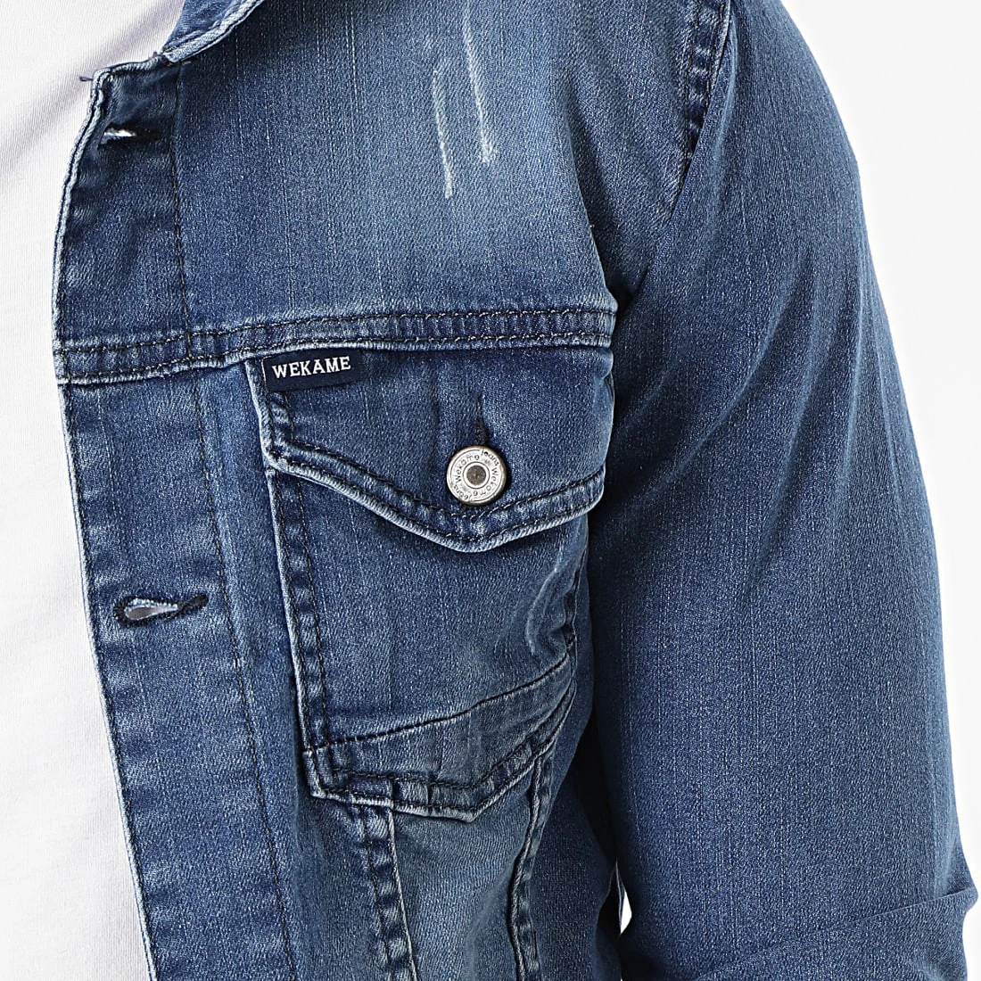 Grosses soldes 😉 Veste Jean 7003 Bleu Denim de Classic Series 🛒 4 Grosses soldes 😉 Veste Jean 7003 Bleu Denim de Classic Series 🛒 – Image 2