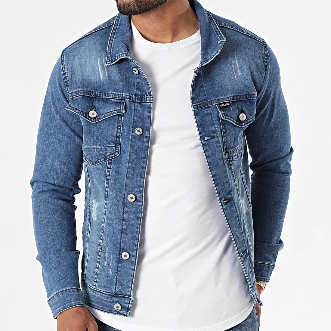 Grosses soldes 😉 Veste Jean 7003 Bleu Denim de Classic Series 🛒 5 Grosses soldes 😉 Veste Jean 7003 Bleu Denim de Classic Series 🛒 – Image 3