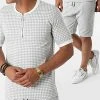 Acheter 🧨 Ensemble Tee Shirt Short A Carreaux 157T Gris Blanc de Classic Series 😉 -HautStyle Boutique classic series 270733 ENS G21 157T GRI 20210624T141237 01