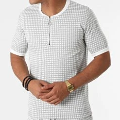 Acheter 🧨 Ensemble Tee Shirt Short A Carreaux 157T Gris Blanc de Classic Series 😉 -HautStyle Boutique classic series 270733 ENS G21 157T GRI 20210624T141238 02