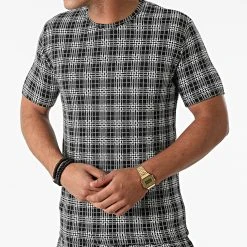 Sortie 🔥 Ensemble Tee ❤️ Shirt Short A Carreaux 156T Noir de Classic Series ⭐ -HautStyle Boutique classic series 270759 ENS G21 156T SIYAH 20210624T141525 02