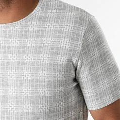 Vente flash ✨ Ensemble Tee 👏 Shirt Short A Carreaux 156T Gris de Classic Series ❤️ -HautStyle Boutique classic series 270760 ENS G21 156T GRI 20210624T141102 03